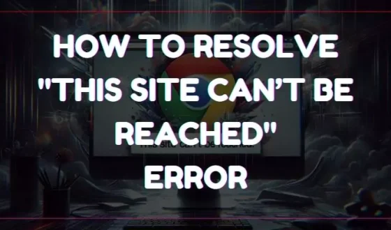 the site can't be reached