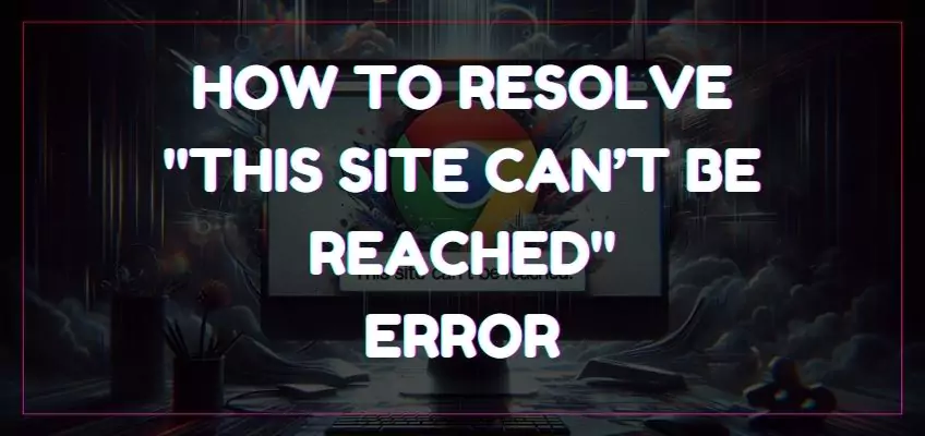 the site can't be reached